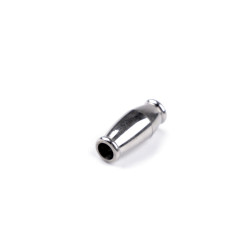 Stainless steel magnetic closure cap - Platinum (1 Pair)