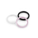 Bague en céramique pour femmes et filles - Blanc (4 Pièces) Bague en céramique pour femmes et filles - Blanc (4 Pièces)