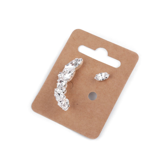 Kolczyki nausznice sztrasowe biżuteria jablonex - Crystal (1 Para) Kolczyki nausznice sztrasowe biżuteria jablonex - Crystal (1 Para)