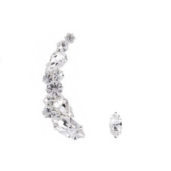 Kolczyki nausznice sztrasowe biżuteria jablonex - Crystal (1 Para)