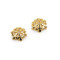 Kappe, ø 8 mm, schneeflocke - Gold (10 Stücke)