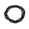 Faux pearl necklace long, retro - Black (1 Piece)