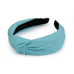 Opaska do włosów turban tekstylna - Niebieski niezapominajka (1 Sztuka)