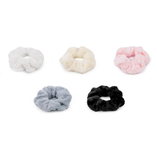 Gumka do włosów minky - White (6 Sztuki) Gumka do włosów minky - White (6 Sztuki)