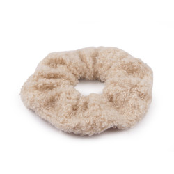Gumka do włosów teddy - Jasnybeżowy (1 Sztuka)