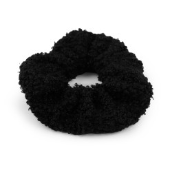Gumka do włosów teddy - Czarny (1 Sztuka)