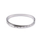 Armband aus edelstahl mit geschliffenen steinchen - Silber (1 Stück) Armband aus edelstahl mit geschliffenen steinchen - Silber (1 Stück)