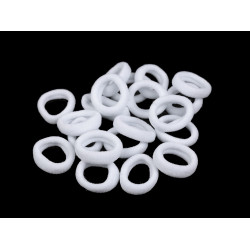 Gumki małe do włosów - White (100 Sztuki)