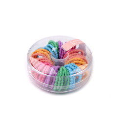 Hair bands in a donut box - Mix (1 Box)