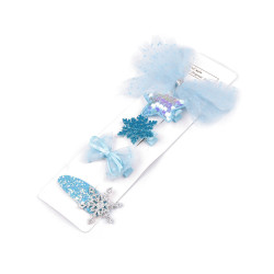 Hair clips set - Blue light (1 Card)