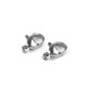 Stainless steel lobster clasp carabiner, more sizes - Platinum (4 Pieces) Stainless steel lobster clasp carabiner, more sizes - Platinum (4 Pieces)