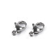 Stainless steel lobster clasp carabiner, more sizes - Platinum (4 Pieces) Stainless steel lobster clasp carabiner, more sizes - Platinum (4 Pieces)