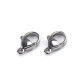 Stainless steel lobster clasp carabiner, more sizes - Platinum (4 Pieces) Stainless steel lobster clasp carabiner, more sizes - Platinum (4 Pieces)