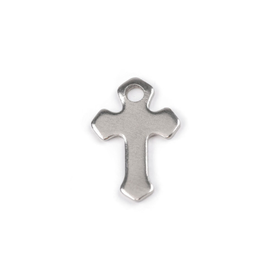 Anhänger aus edelstahl herz, vierblatt, kreuz - Platine (10 Stücke) Anhänger aus edelstahl herz, vierblatt, kreuz - Platine (10 Stücke)