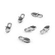 Stainless steel carabiner / lobster clasp 7x15 mm - Platinum (2 Pieces) Stainless steel carabiner / lobster clasp 7x15 mm - Platinum (2 Pieces)