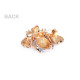 Broche con pedrería, abeja - Cobre (1 Pieza) Broche con pedrería, abeja - Cobre (1 Pieza)