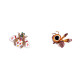 Broche con pedrería, abeja - Cobre (1 Pieza) Broche con pedrería, abeja - Cobre (1 Pieza)