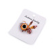 Broche con pedrería, abeja - Cobre (1 Pieza) Broche con pedrería, abeja - Cobre (1 Pieza)