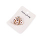 Broche con pedrería, abeja - Cobre (1 Pieza) Broche con pedrería, abeja - Cobre (1 Pieza)