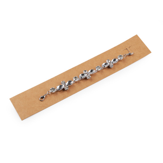 Applique/ornement de luxe en strass avec fermoir mousqueton - Cristal (1 Pièce) Applique/ornement de luxe en strass avec fermoir mousqueton - Cristal (1 Pièce)