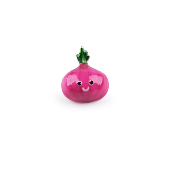 Brooch / badge, mini - Pink (3 Pieces)