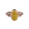 Spilla / badge, mini - Giallo verde (1 Pezzo)