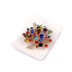 Brosche mit geschliffenen steinchen lebensbaum - Multicolor (4 Stücke) Brosche mit geschliffenen steinchen lebensbaum - Multicolor (4 Stücke)