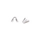 Stainless steel snap bail hook pinch clip necklace clasps ø2 mm - Platinum (20 Pieces) Stainless steel snap bail hook pinch clip necklace clasps ø2 mm - Platinum (20 Pieces)