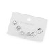 Juego de pendientes de acero inoxidable - Plata (1 Juego) Juego de pendientes de acero inoxidable - Plata (1 Juego)