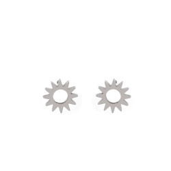 Ohrringe aus edelstahl - Silber (1 Paar)