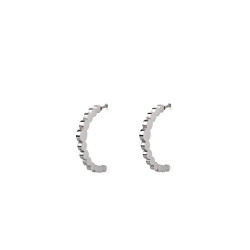 Ohrringe aus edelstahl - Silber (1 Paar)