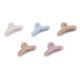 Fur hair claw clip - Ecru (1 Piece) Fur hair claw clip - Ecru (1 Piece)