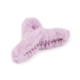 Fur hair claw clip - Ecru (1 Piece) Fur hair claw clip - Ecru (1 Piece)