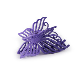 Klamra do włosów motyl - Fioletowy liliowy (1 Sztuka)