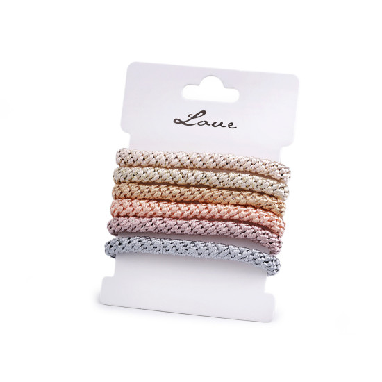Set of hair ties - Mix (1 Card) Set of hair ties - Mix (1 Card)