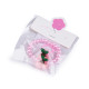 Girls bracelet and ring - Pink middle (1 Set) Girls bracelet and ring - Pink middle (1 Set)