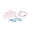 Children's bracelet, hair snaps and hair ties in a box - Multicolor (1 Set)