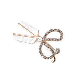 Forbici per spille, con strass - Cristallo (1 Pezzo)
