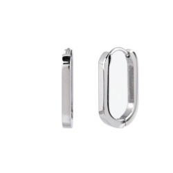 Ohrringe aus edelstahl - Silber (1 Paar)