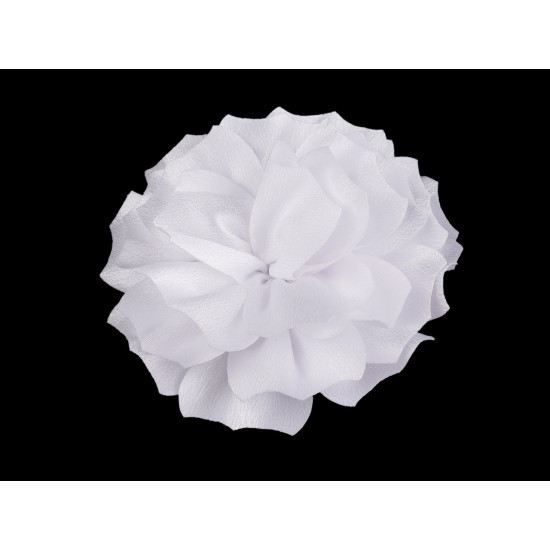 Broszka / ozdoba do włosów satynowy kwiatek ø11 cm - Stary róż jasny (10 Sztuki) Broszka / ozdoba do włosów satynowy kwiatek ø11 cm - Stary róż jasny (10 Sztuki)