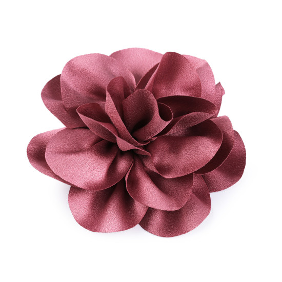 Broszka / ozdoba do włosów satynowy kwiatek ø14,5 cm - Szary (3 Sztuki) Broszka / ozdoba do włosów satynowy kwiatek ø14,5 cm - Szary (3 Sztuki)
