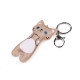 Backpack pendant / keychain - cat - White (1 Piece)