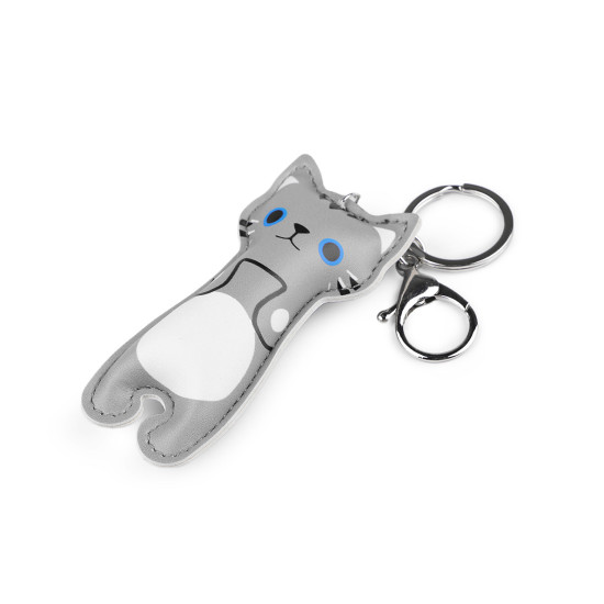 Backpack pendant / keychain - cat - White (1 Piece)