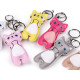 Backpack pendant / keychain - cat - White (1 Piece)