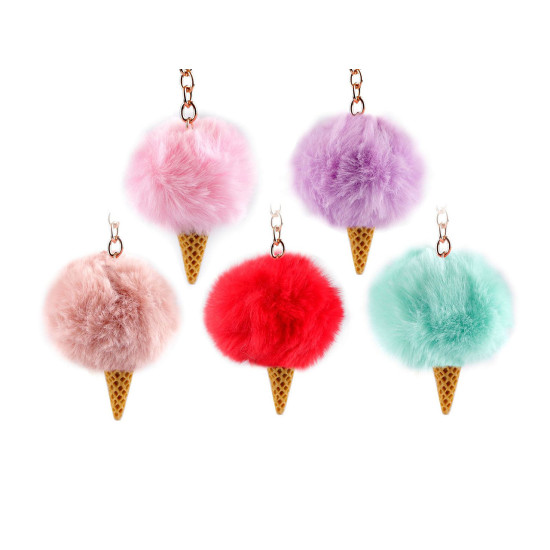 Backpack pendant / keychain - ice cream - Red (6 Pieces) Backpack pendant / keychain - ice cream - Red (6 Pieces)