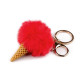 Backpack pendant / keychain - ice cream - Red (6 Pieces) Backpack pendant / keychain - ice cream - Red (6 Pieces)