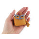 Backpack pendant / keychain - owl bag - Light wine red (1 Piece) Backpack pendant / keychain - owl bag - Light wine red (1 Piece)