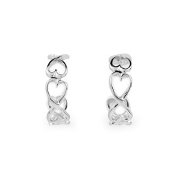 Ohrringe aus edelstahl - Silber (1 Paar)