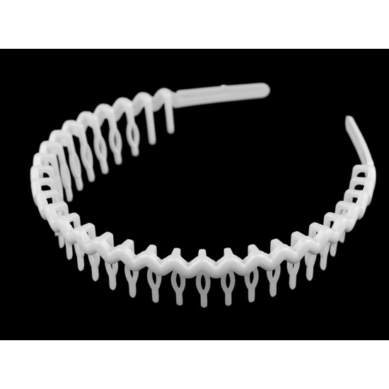 Bentita din plastic cu pieptene - Albastru întunecat (1 Bucată) Bentita din plastic cu pieptene - Albastru întunecat (1 Bucată)