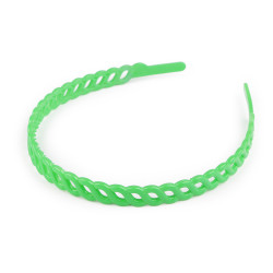 Plastic headband - Green (1 Piece)
